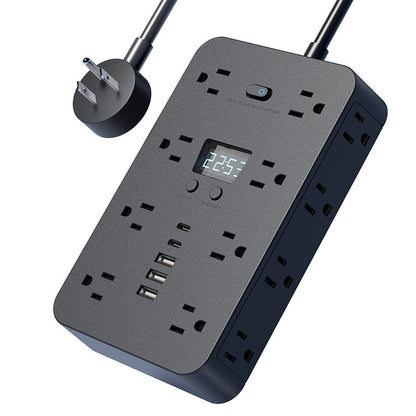 American Standard Power Strip Household Patch Board 16AC 3usb2type-C Patch Board